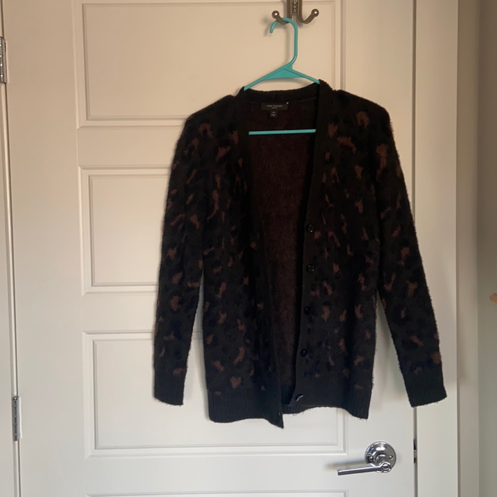 Ann Taylor leopard sweater